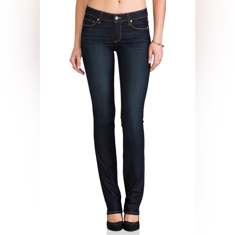 PAIGE Skyline Straight Jeans Dark Blue Size 30